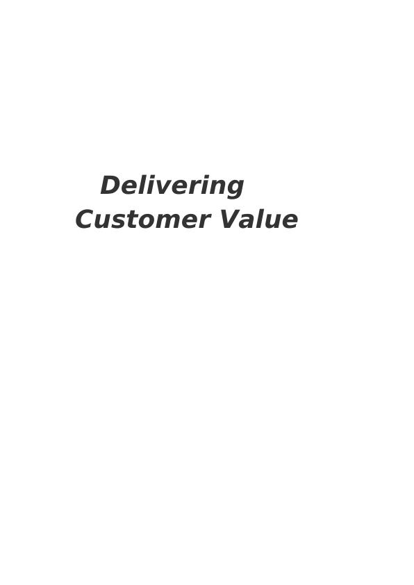 Delivering Customer Value_1