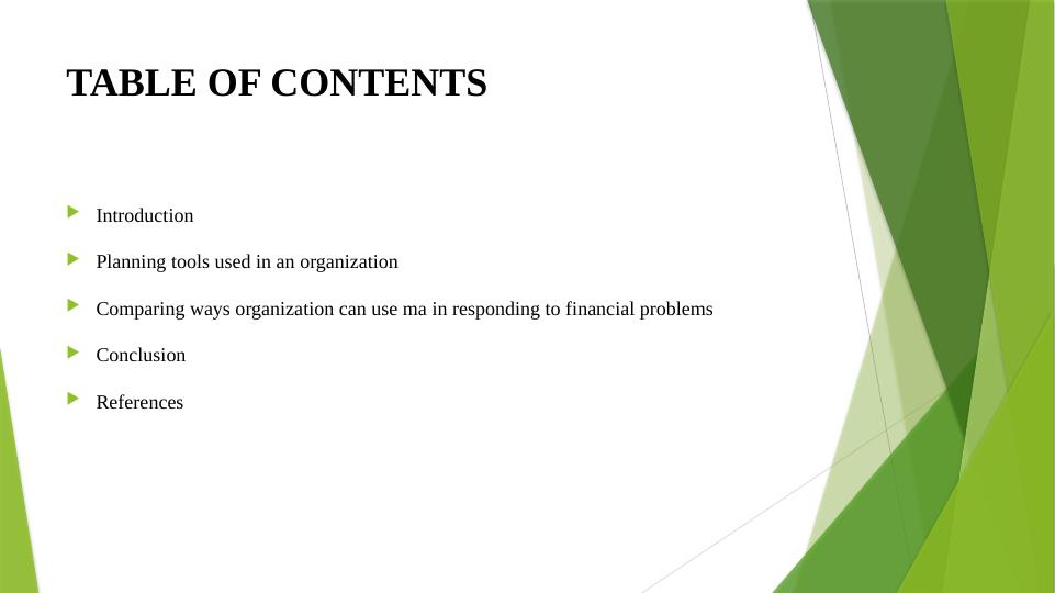Planning Tools and MA in Responding to Financial Problems_2