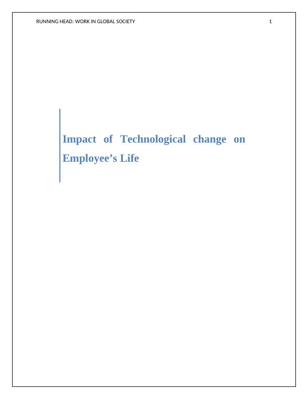 Impact of Technological Change on Employees Life_1