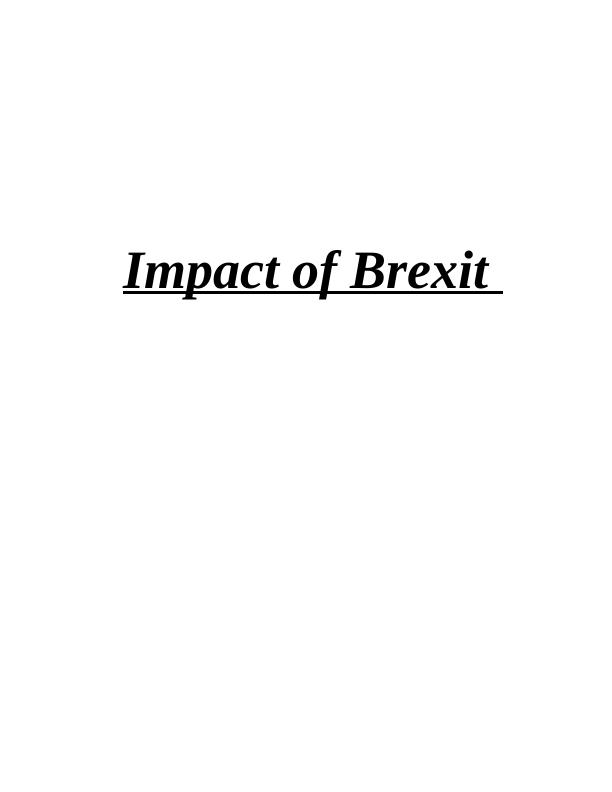 Impact of Brexit on the Business_1