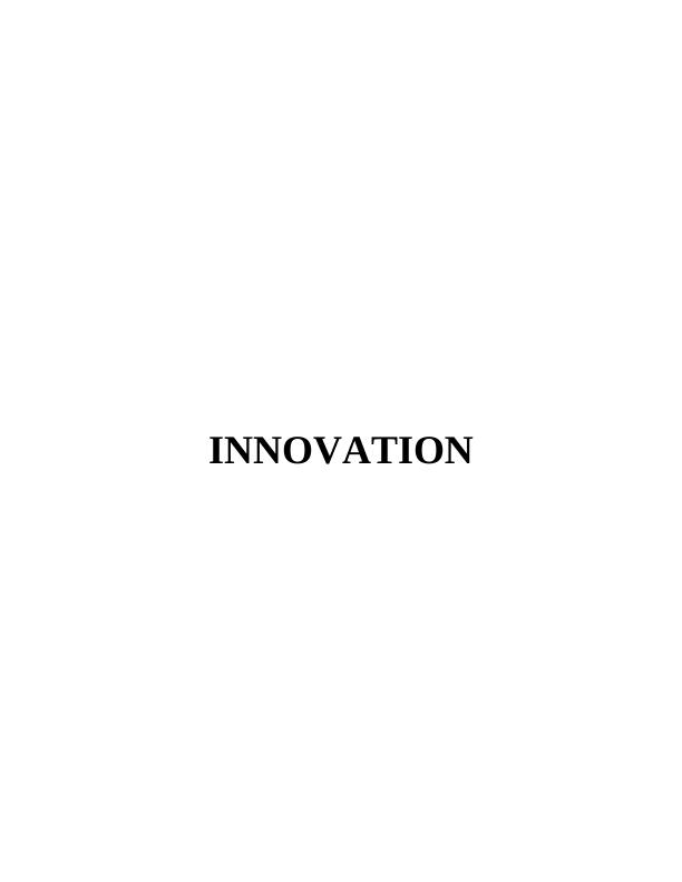Case Study on Innovation - Apple Inc and Virgin Group_1