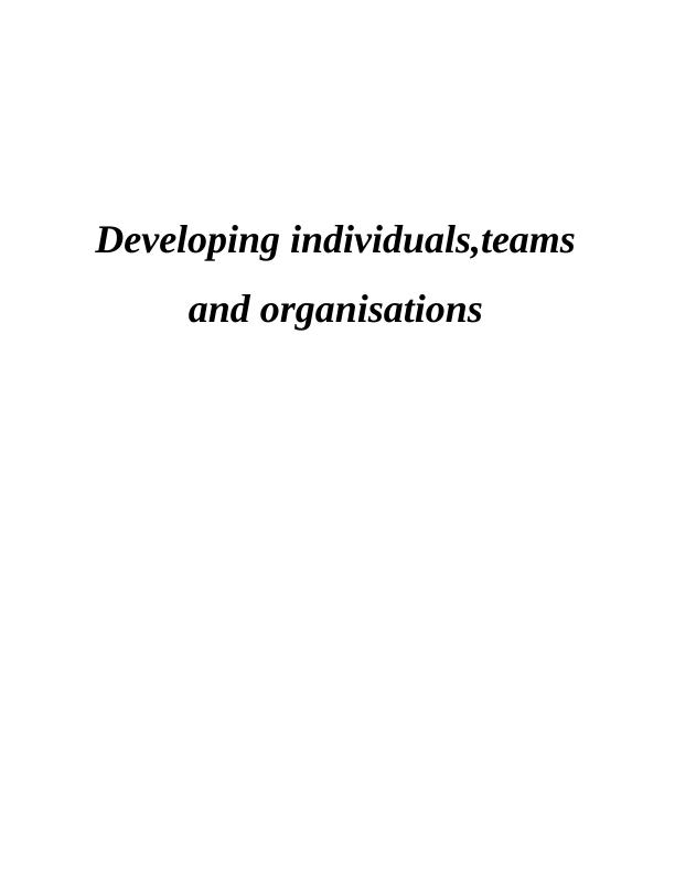 Developing Individuals, Teams and Organisations- Whirlpool_1