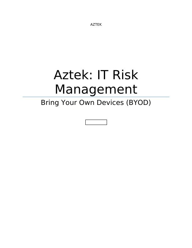 Aztek Risk Management & Assessment_1