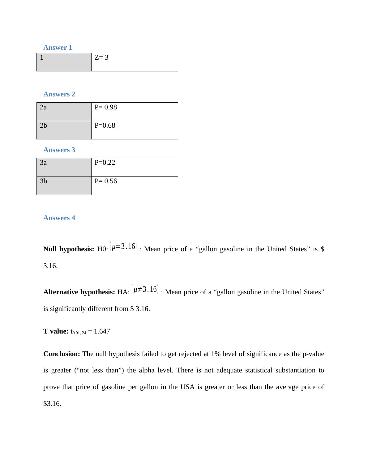 Statistics Problems And Hypothesis Testing Solutions | Desklib