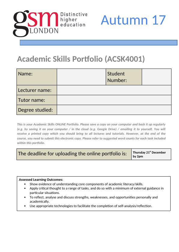 Online Portfolio for Autumn 17 Academic Skills_1