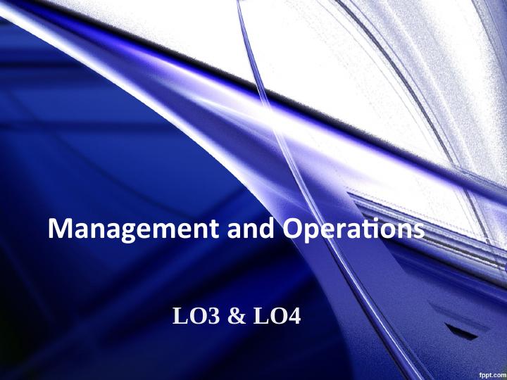 Management and Operations: Approaches, Importance, and Factors_1