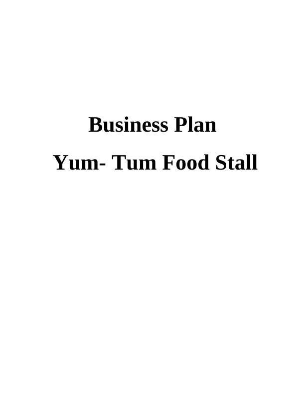 Food Stall Business Plan_1