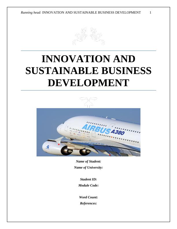 Report | INNOVATION AND SUSTAINABLE BUSINESS DEVELOPMENT_1