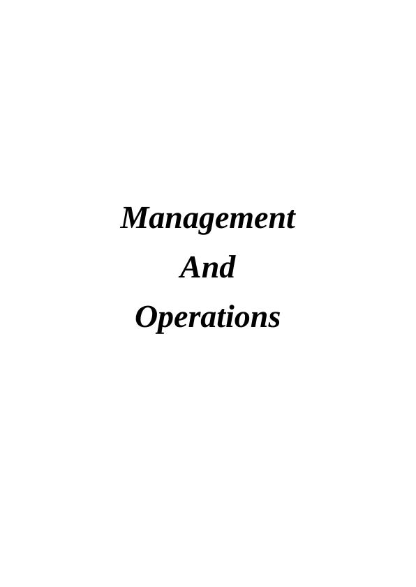 Roles and Characteristics of Managers and Leaders in Operation Management_1