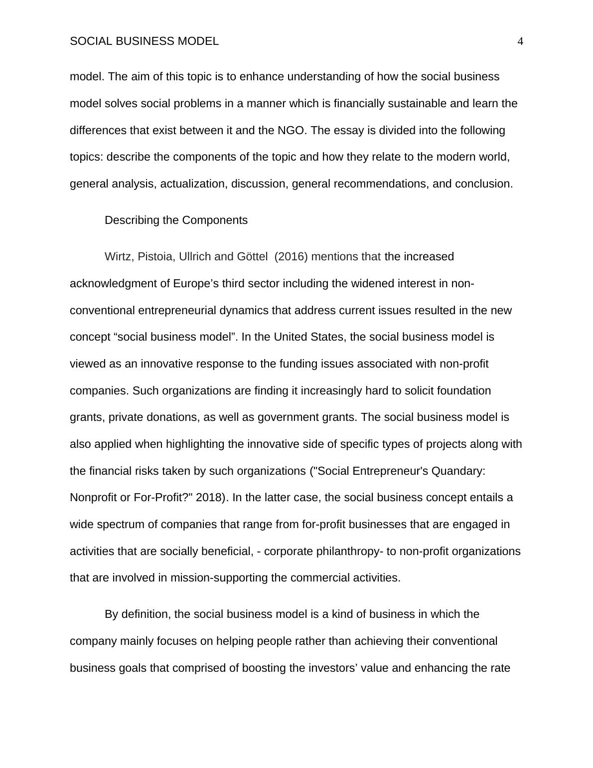 Social Business Model