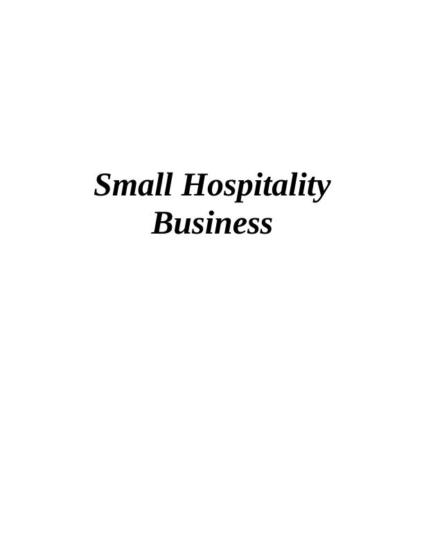 Small Hospitality Business_1