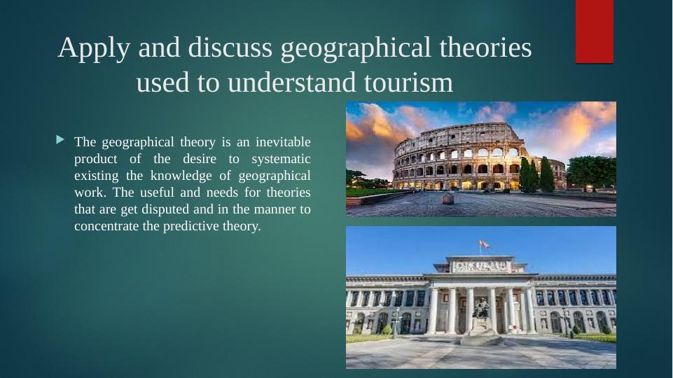 Geography and Tourism: Inter-relationship, Theories, and Implications_5