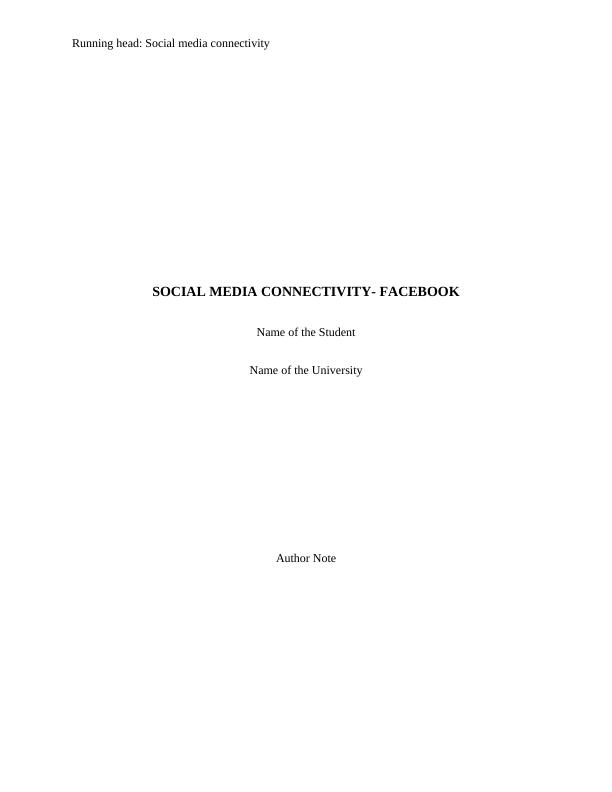 Report | Social media connectivity_1