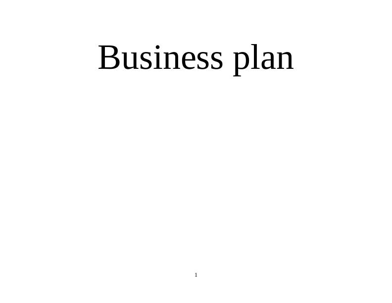 Assignment on Business Goals_1