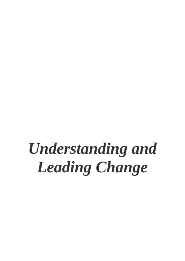 Impacts of Change on Organisational Behaviour_1