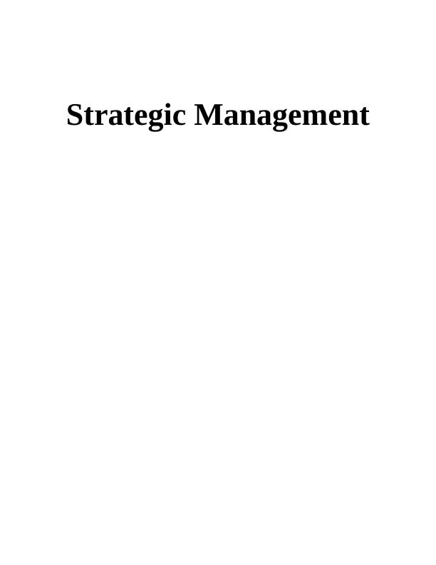 Role Strategic Management in Business_1