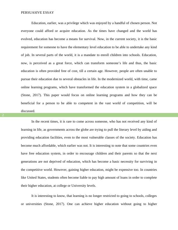 Overview of Persuasive - Essay_2