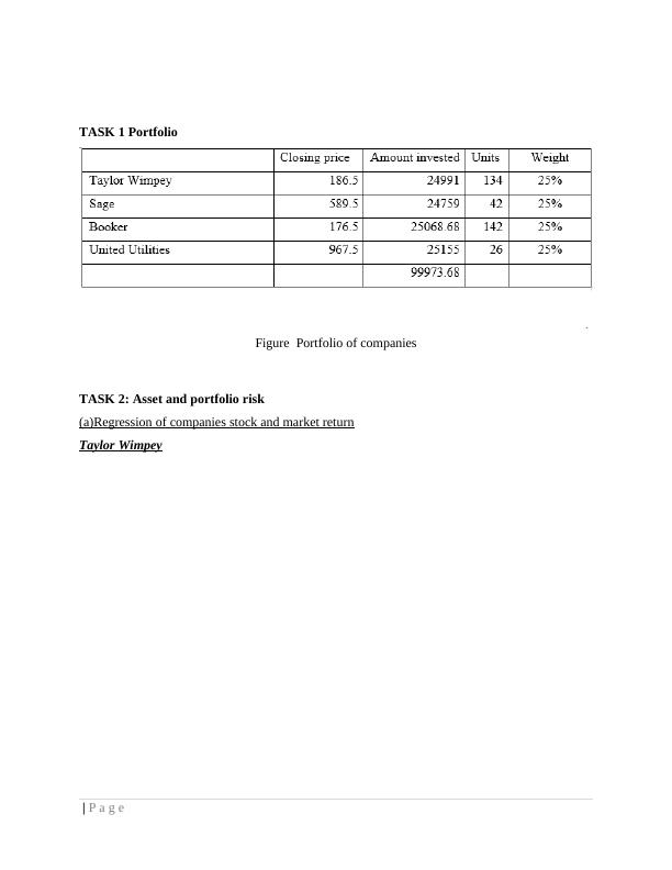 INVESTMENT ANALYSIS TABLE OF CONTENTS_3