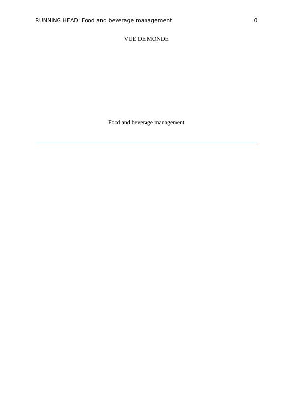 Menu Planning in Food and Beverage Management_1