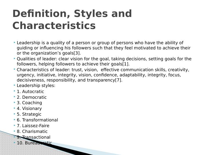 Leadership: Definition, Styles, and Characteristics_2