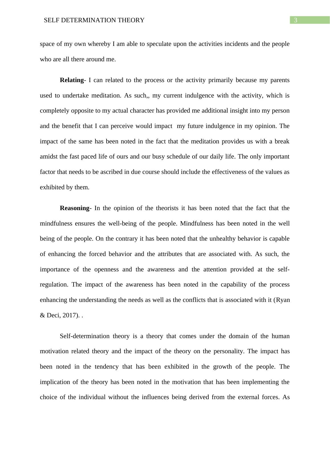 self-determination-theory-assignment
