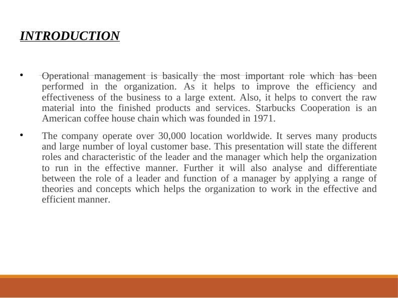 Roles and Characteristics of a Leader and Manager in Operational Management_3