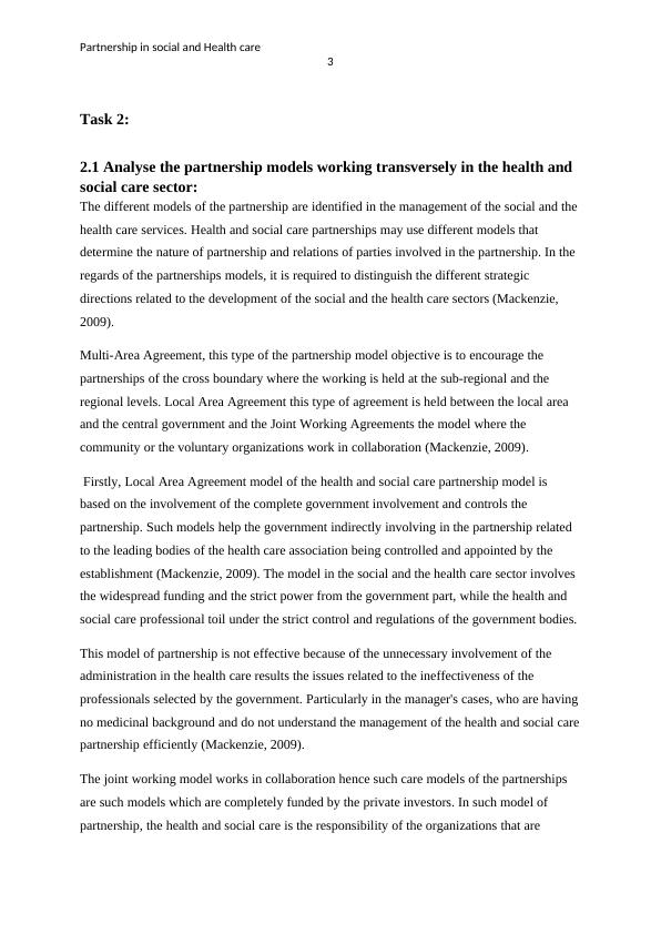 Nature of Partnership and Relations of Parties in Health and Social Care_3