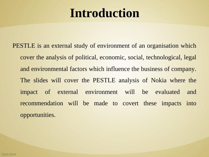 PESTLE Analysis of Nokia_2