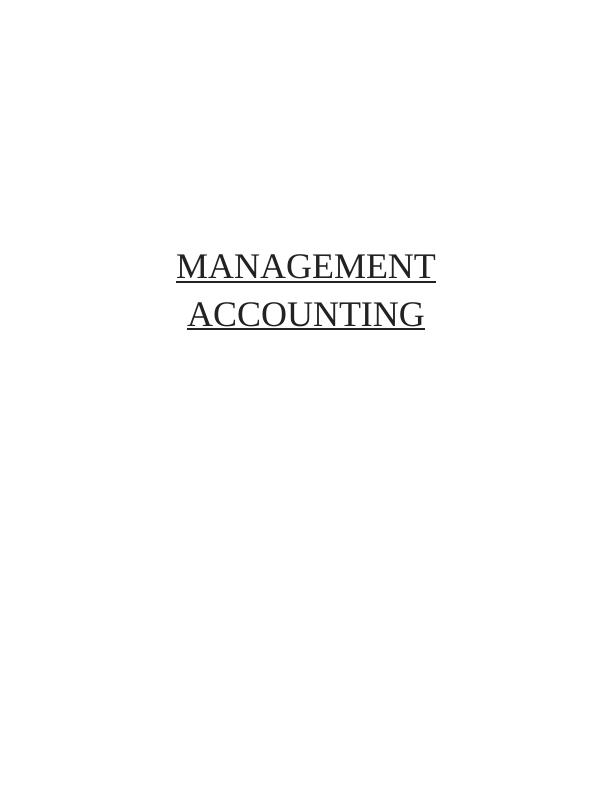 Management Accounting - Advanced Engine Research Ltd_1