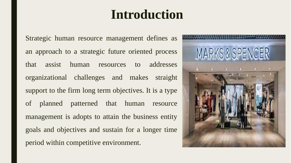 Strategic Human Resource Management Desklib