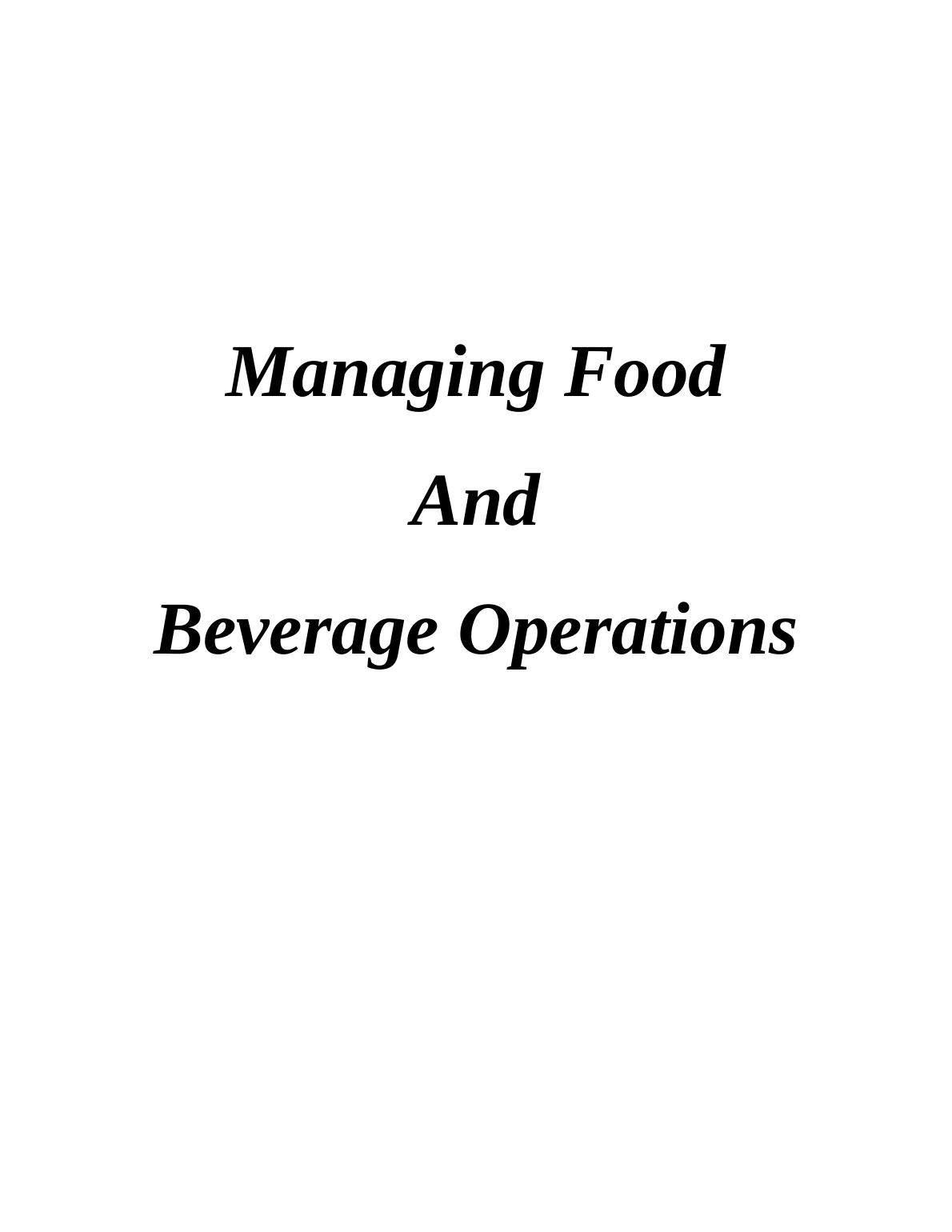 unit-6-managing-food-beverage-operations