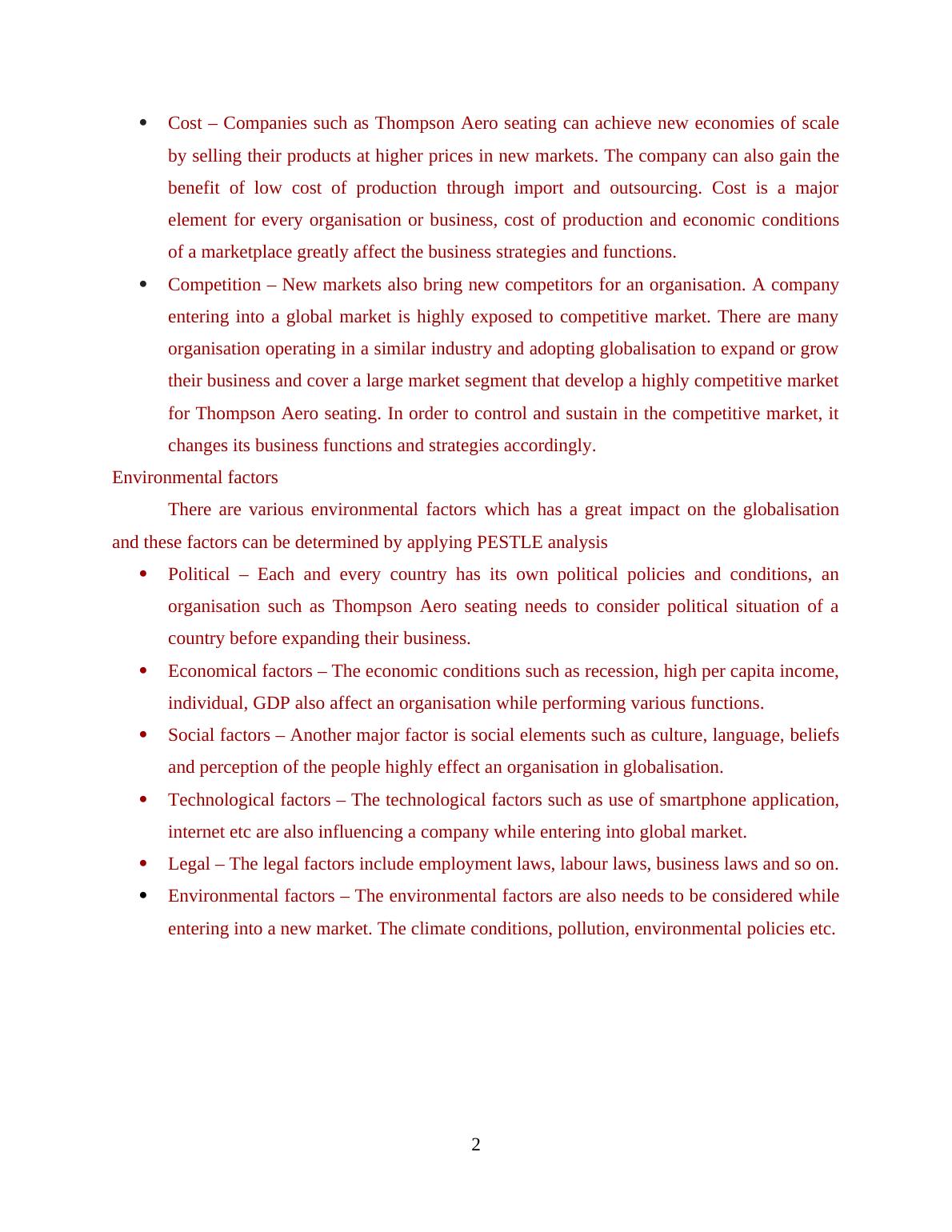 Drivers and Challenges for Globalisation Essay_4