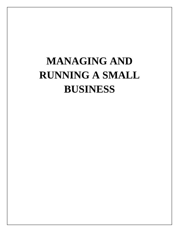 Managing and Running a Small Business_1