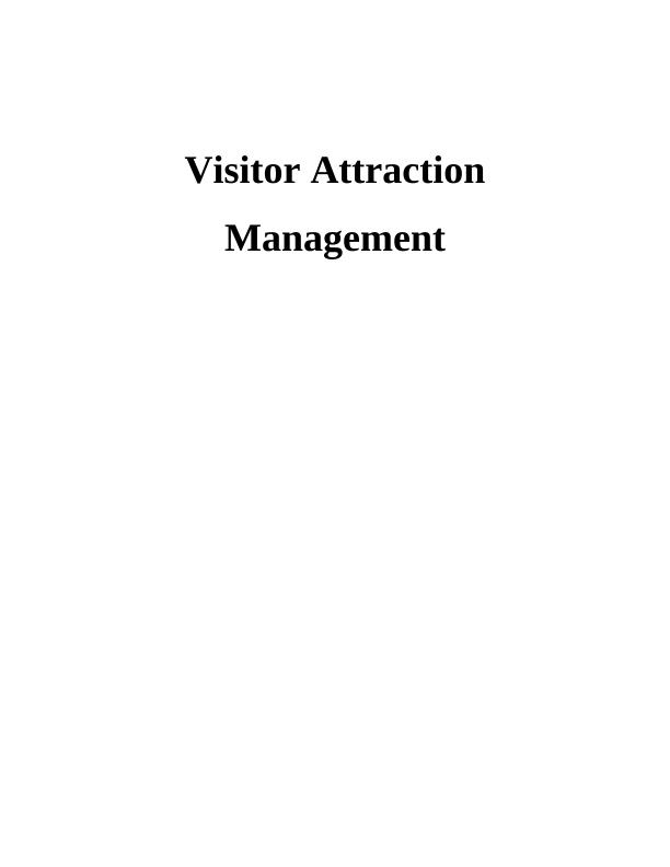 Project Report on Visitor Attraction Management (DOC)_1