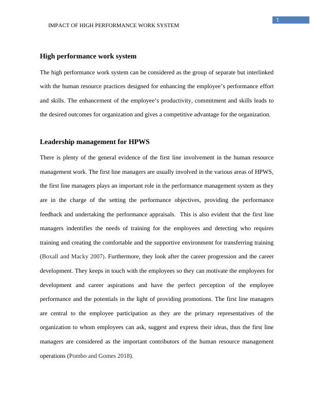 Impact of High Performance Work System_2