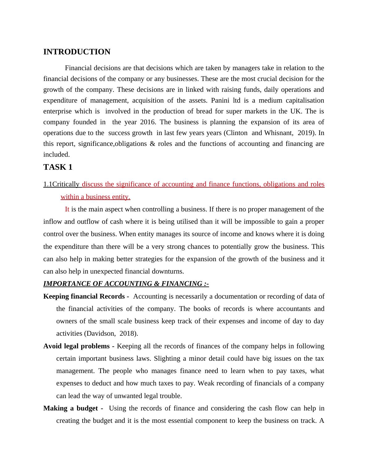 Importance, Functions and Roles of Accounting and Finance in Business ...