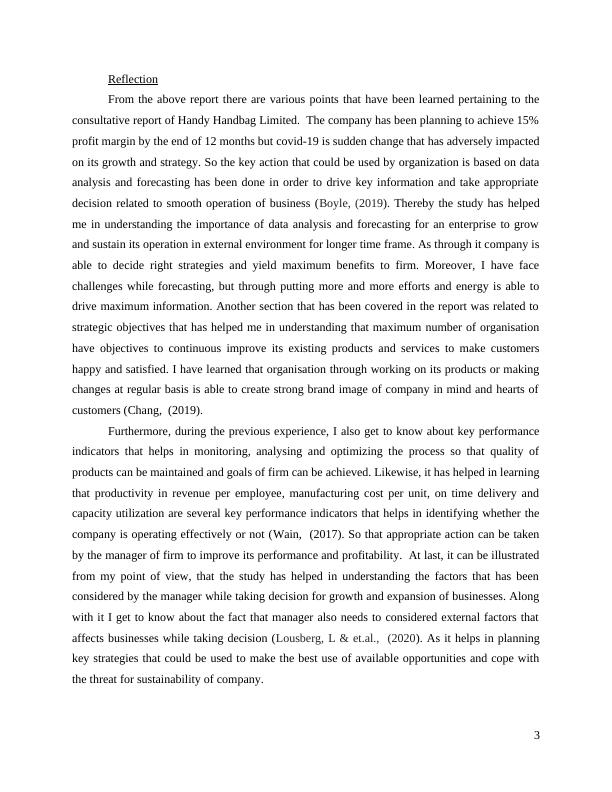 data analysis reflection essay