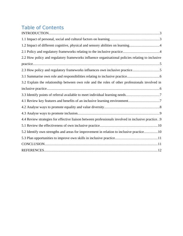 Inclusive Practice: Impact, Policy Frameworks, And Strategies