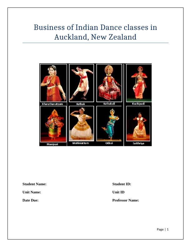 Business of Indian Dance Classes in Auckland, New Zealand_1