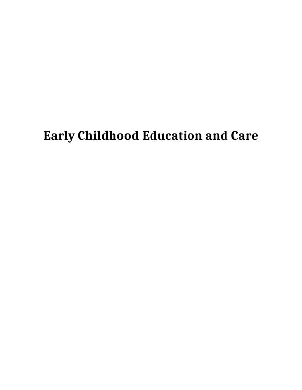 Plan for Early Childhood and Primary School Children with Indigenous Education and Perspectives_1
