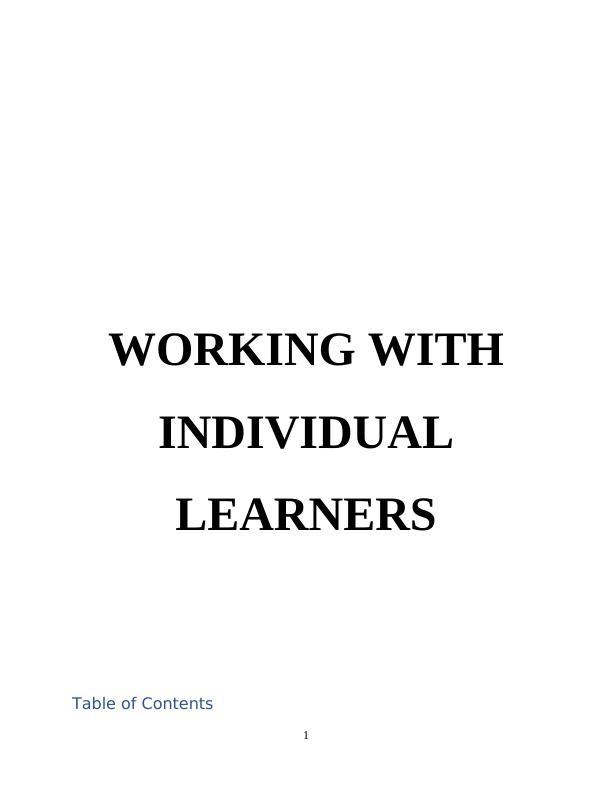 Working with Individual Learners: Responsibilities of Mentors, Coaches, and Teachers_1