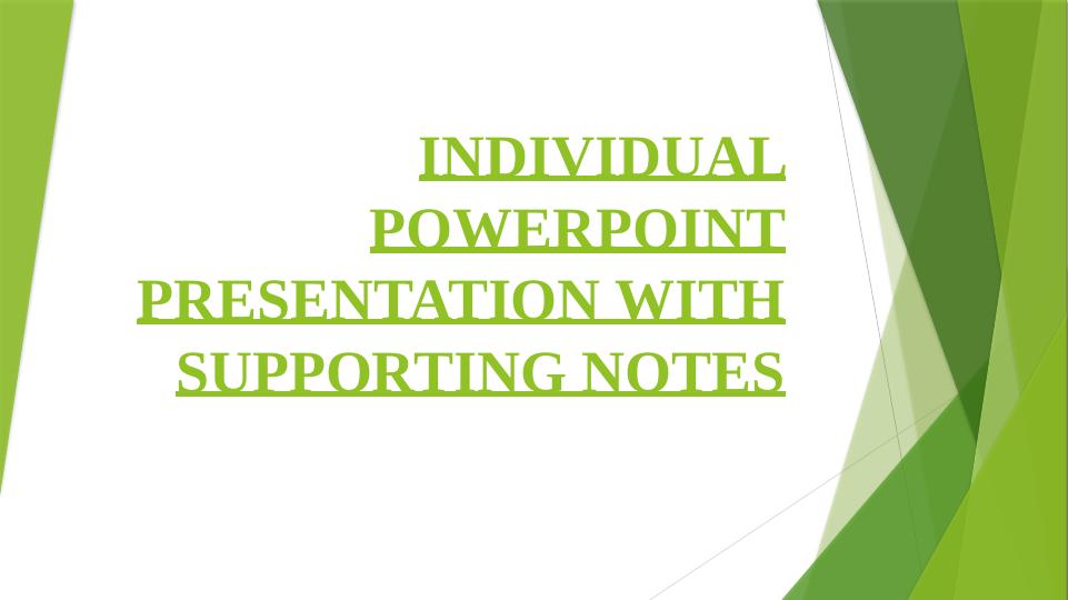 Individual PowerPoint Presentation with Supporting Notes_1