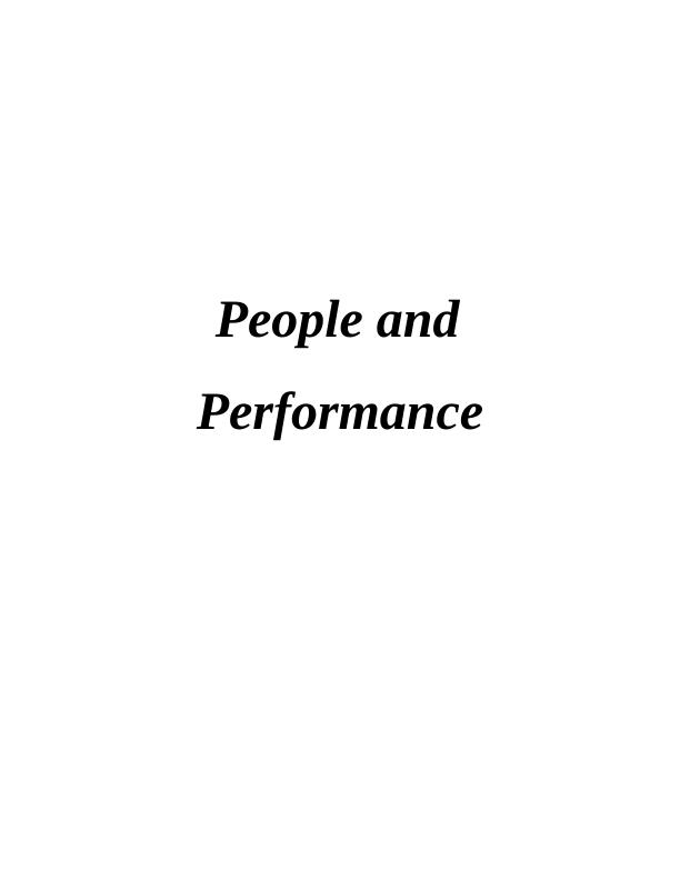 Individual Written Portfolio: People and Performance_1