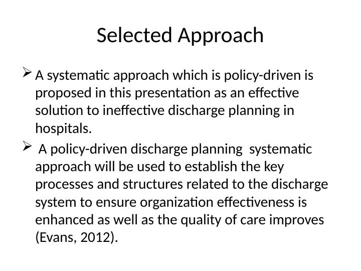 Effects of Ineffective Discharge Planning in Hospitals_4