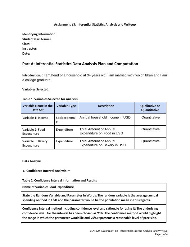Inferential Statistics Analysis and Writeup_1