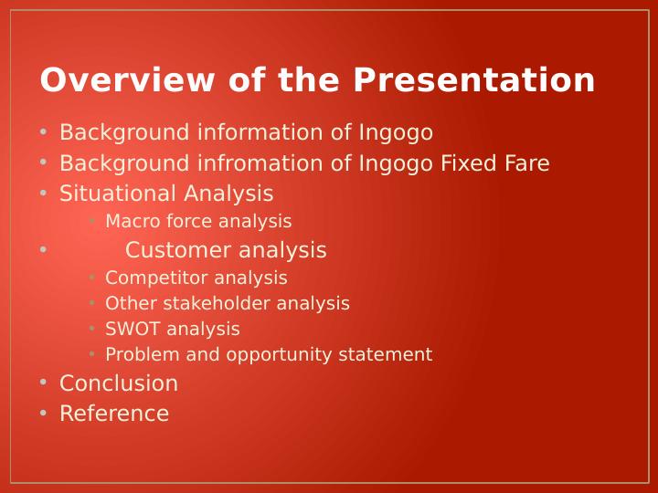 Ingogo Fixed Fare: Situational Analysis and Expansion Opportunities_2