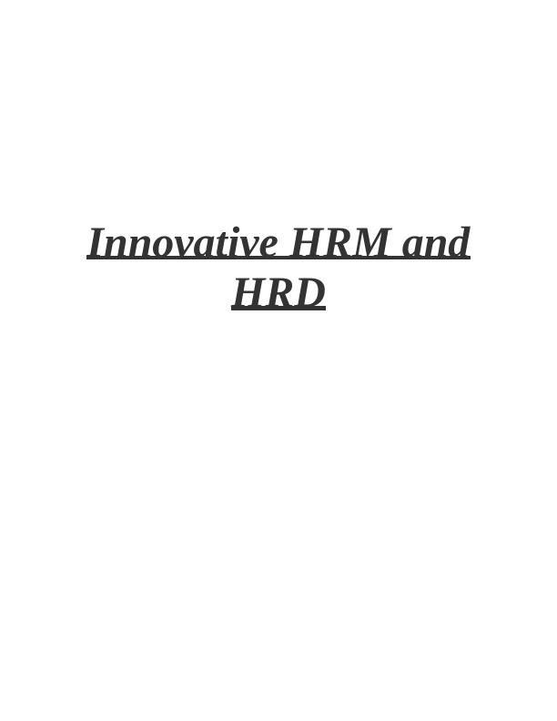 Innovative HRM and HRD: A Case Study on Providing Healthy Food to Children in Britain Schools_1