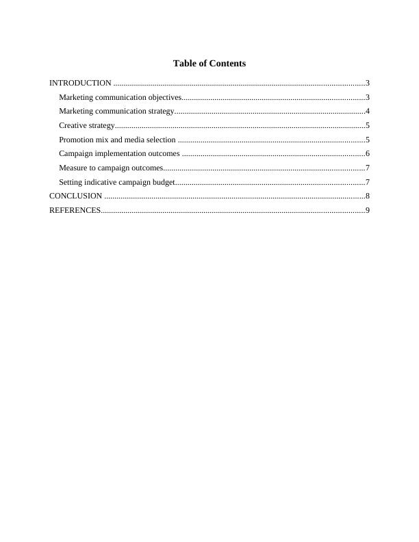 Assessment 2 individual integrated marketing communications campaign plan report_2
