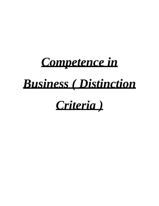 Intercultural Competence in Business (Distinction Criteria)_1