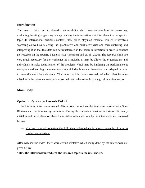 International Business Research Skills - CW3 [Qualitative Research Report]_3